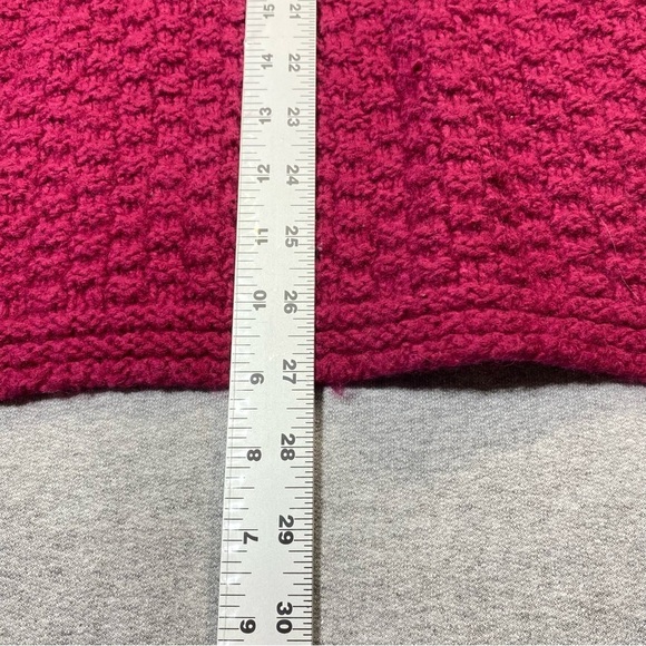Ann Taylor Loft Women's S Cranberry Open Sweater Sleeveless Vest Wool Blend Warm - Picture 10 of 10
